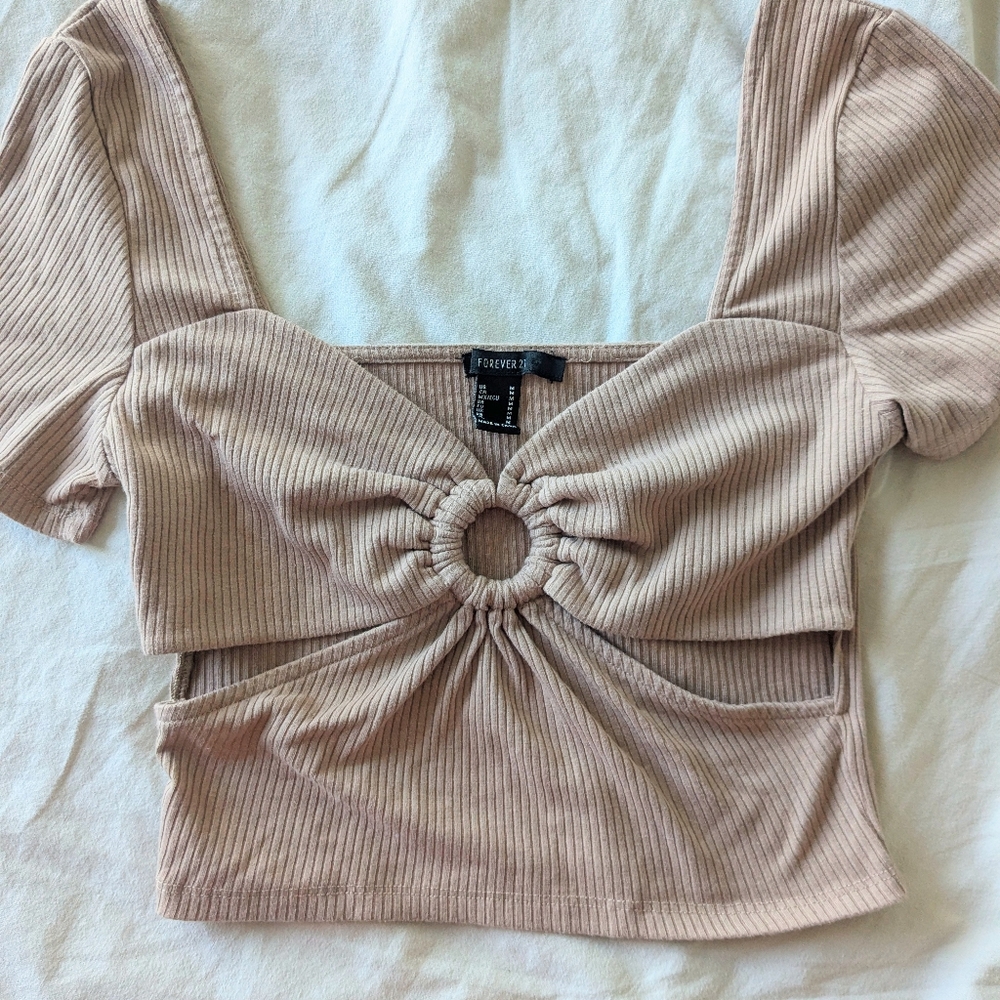 Forever21 Cutout Top